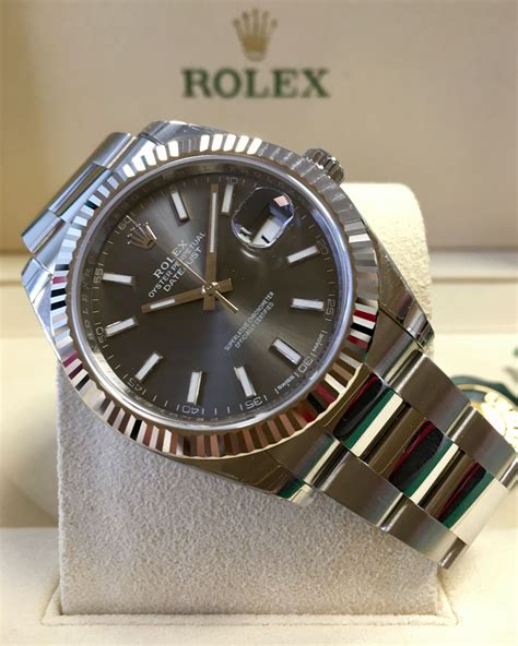 rhodium rolex dials|Rolex datejust 41 dark rhodium.